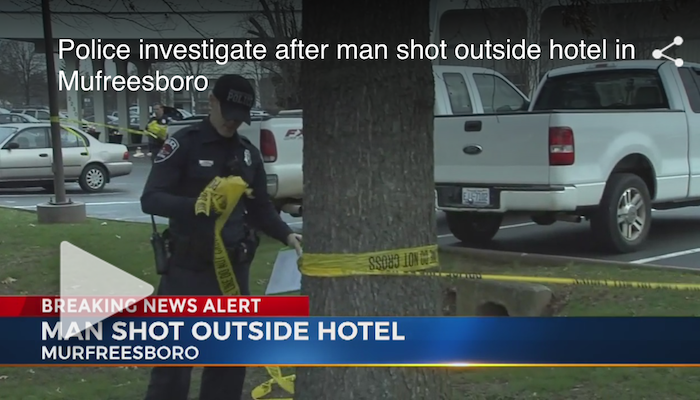 Man shot outside Murfreesboro hotel