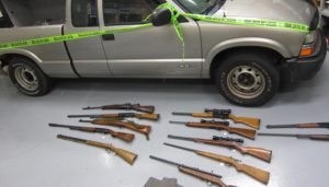 Stolen weapons recovered