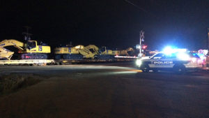 Train hits pickup truck in Murfreesboro