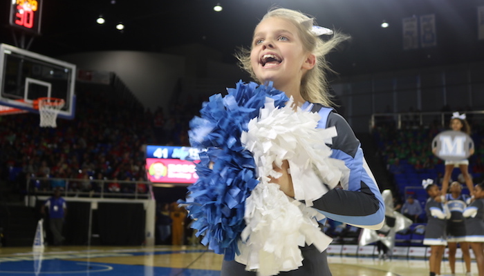 The MCS Competition Cheer Team cheerleader
