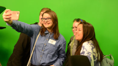 MTSU green room selfie