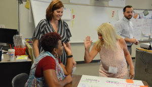 High-fiving educators