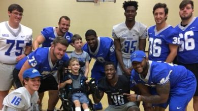 MTSU Football Clinic at Camp Ability