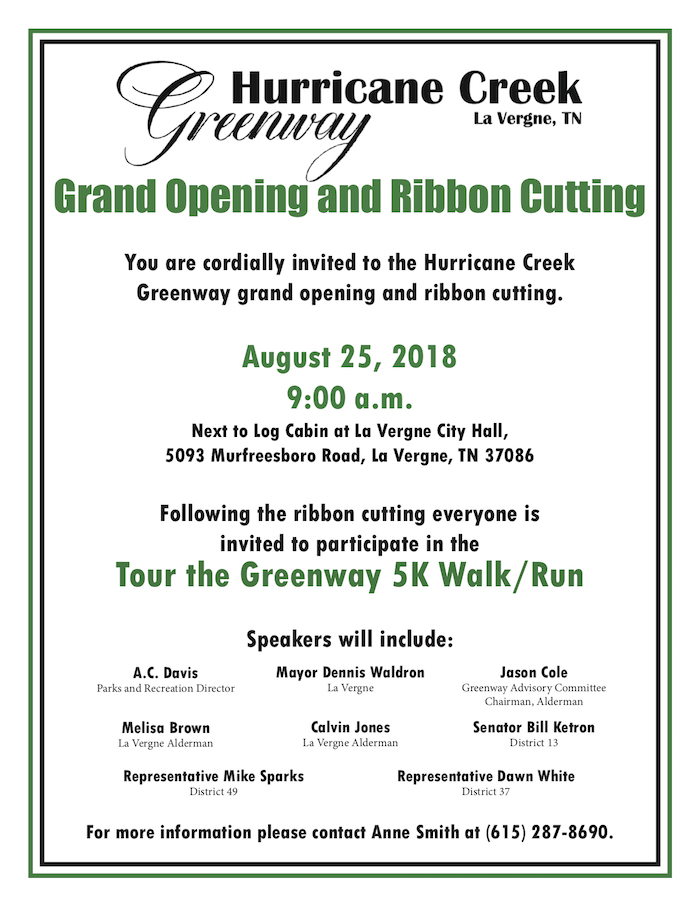 Greenway Opening Invitation