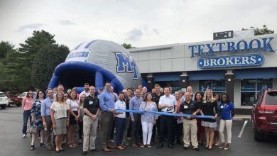 Ribbon Cutting Remodel Celebration for Textbook Brokers
