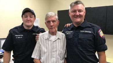 Three Generations of Walls Firefighters