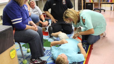 Rockvale Teachers learn how to stop bleeding