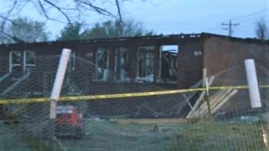 House fire on Sulphur Springs Rd