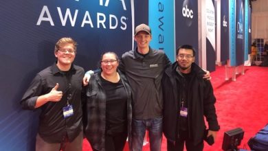 MTSU students at CMA awards