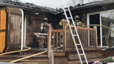 House Fire at 1320 Diana Street