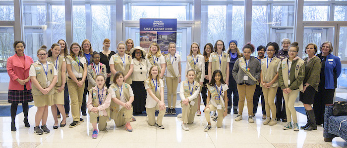 Girl Scouts at MTSU