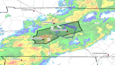 Middle Tennessee Flood Advisory Area