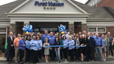 Ribbon Cutting for the Relocation of First Vision Bank