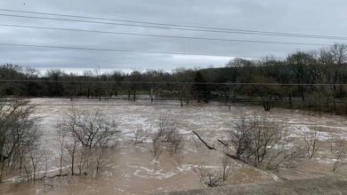 Walter Hill Dam Flood February 2019