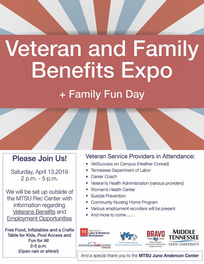 MTSU Veteran Family Benefits Expo