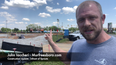 Construction Update - Infront of Sprouts