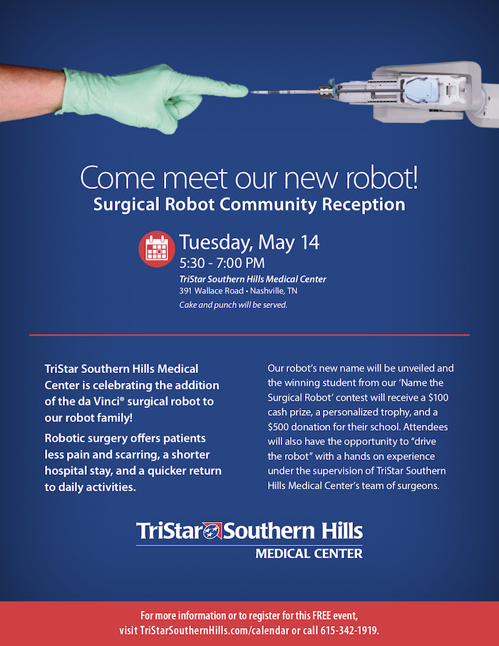 TriStar Southern Hills Robotic Surgery