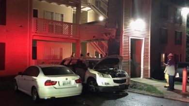 University Commons Vehicle Fire