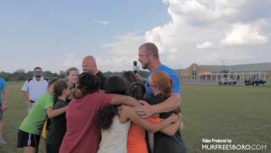 Whitworth Buchanan Middle School Soccer Team Surprise
