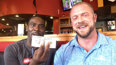 Act of Kindness surprise to server at Genghis Grill
