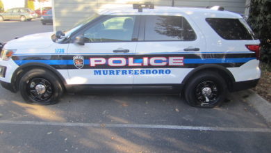 Murfreesboro Police Car Vandalized Flat Tires