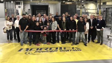 Ribbon Cutting for BoroTek Powder Coating