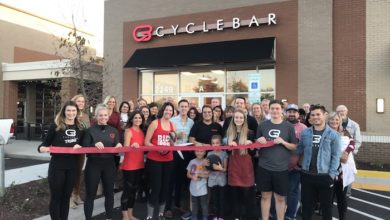 Ribbon Cutting for CycleBar