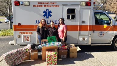 Rutherford County Emergency Medical Services Sponsors Family for Christmas