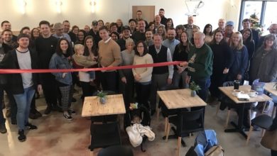 Ribbon Cutting for Brass Horn Coffee Co