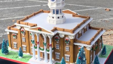 Rutherford County Courthouse Gingerbread House