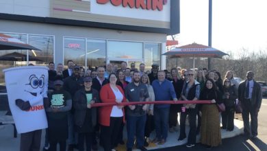 Ribbon Cutting for Dunkin' Donuts on Highway 99