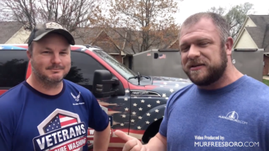 Free disinfectant from Veterans Pressure Washing