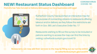 Murfreesboro Restaurant Map