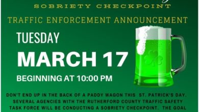 St. Patrick’s Day Operation Don’t Test Your Luck