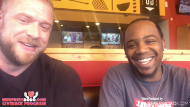 Surprising a server at Genghis Grill