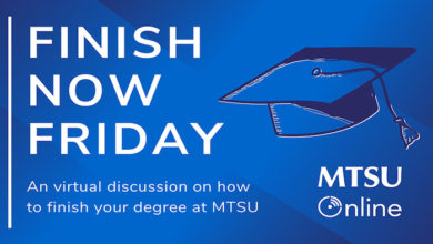 MTSU Finish Now Fridays
