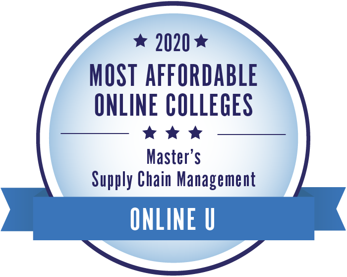 OnlineU Master's Supply Chain 2020 badge