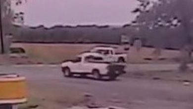Truck involved in Veterans Parkway shooting
