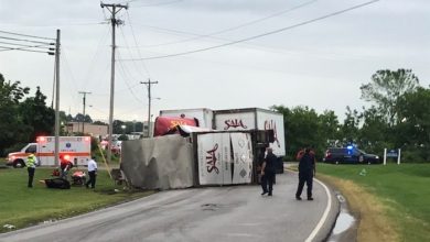 Bridgestone Parkway Tractor Trailer Crash