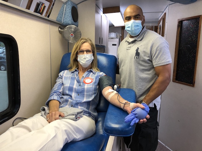 Bloodmobile at Sheriff's office