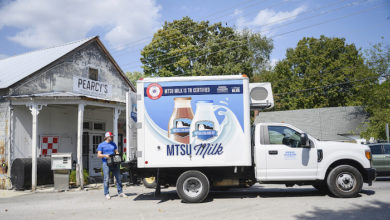 MTSU milk truck