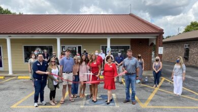 Ribbon Cutting for Farmer's Insurance - Sharon Perry Agency