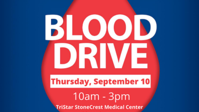 TriStar StoneCrest Blood Drive Social