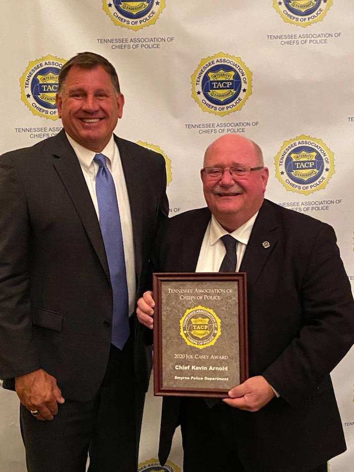 Chief Arnold Receives Joe Case Award