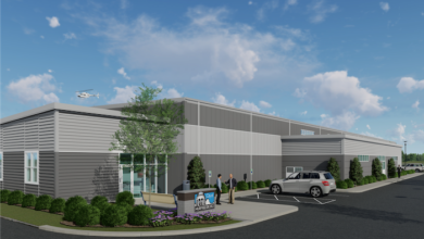 Murfreesboro Airport Hangar I rendition