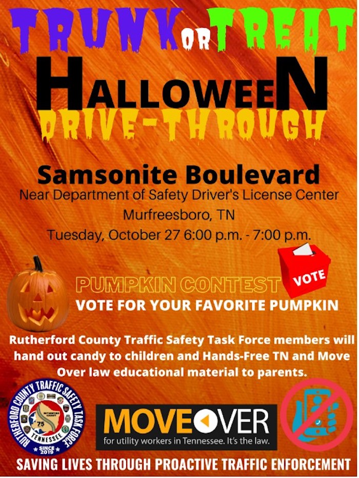 Task Force halloween flyer