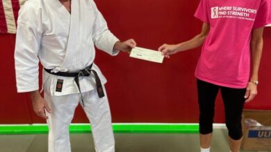 Bill Taylor donates to YMCA ABC Program