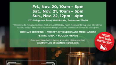 Kingdom Acres Holiday Flyer