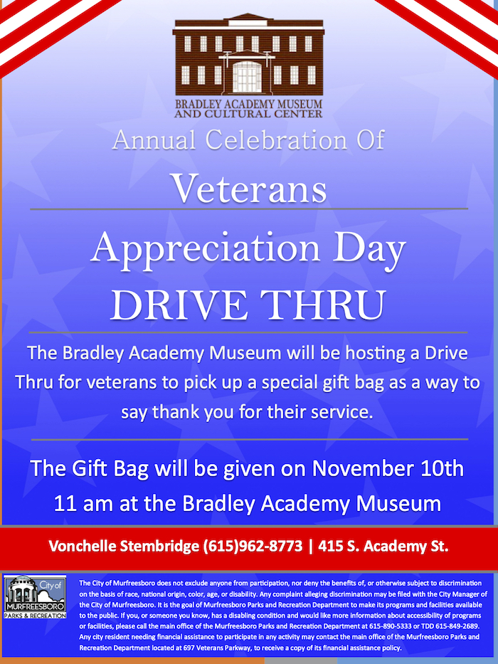 Veterans Appreciation Driver Thru