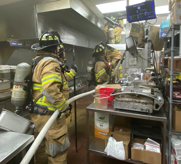 Fire at Cookout Restaurant
